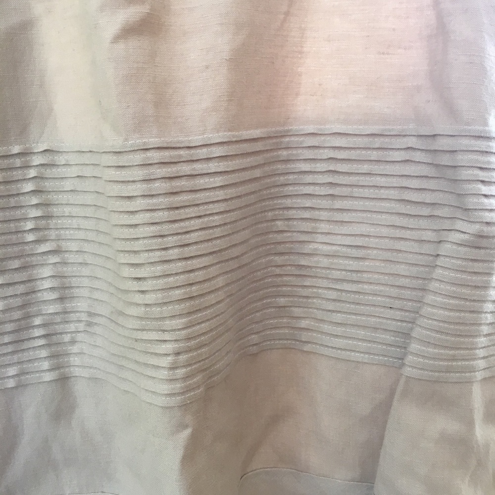 Long Linen Skirt with inlay work